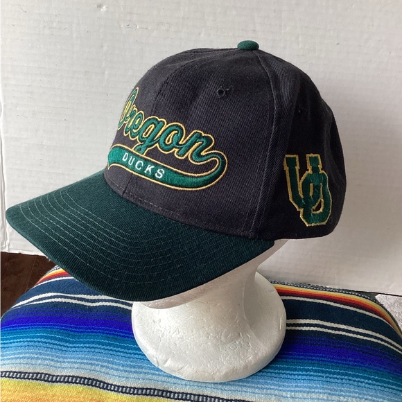 Vintage Starter University of Oregon SnapBack script Hat 80% wool the natural - Picture 6 of 13